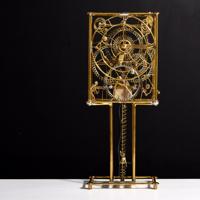 Gordon Bradt 7 MAN Kinetic Clock , Sculpture - Sold for $3,328 on 05-20-2023 (Lot 663).jpg